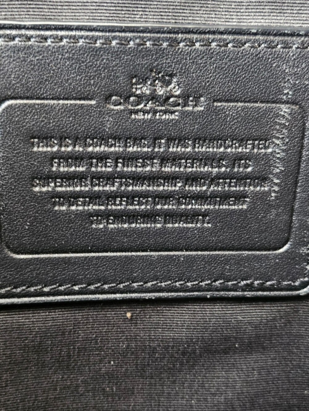 COACH Heritage Check 2-Way Slim Briefcase / Laptop Bag Style F71389 - Picture 10 of 14